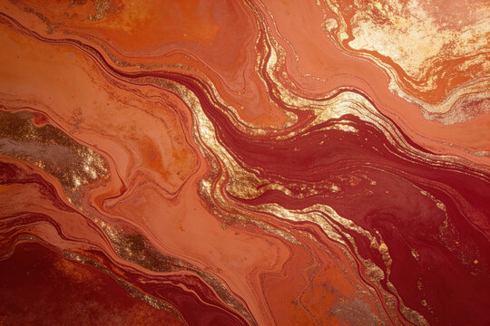 Abstract autumn marble texture.