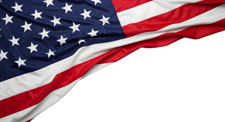 Fototapeta premium Patriotic 4th of july american flag celebrating independence day with stars and stripes