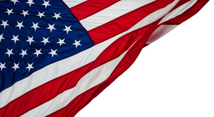 Obraz premium Patriotic 4th of july american flag waving celebrating independence day in the usa
