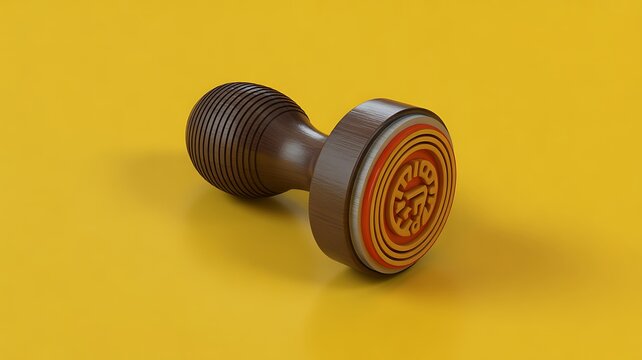 Brown wax seal stamp, red wax seal, embossing tool, sealing device, office supplies