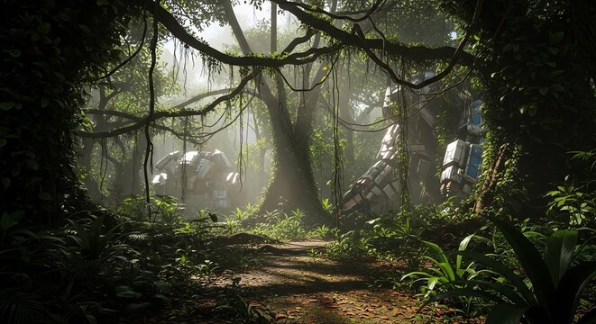 Overgrown Jungle Giants A Mysterious Technological Discovery