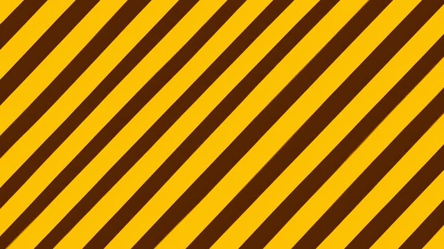 Diagonal yellow and brown stripes on a flat background