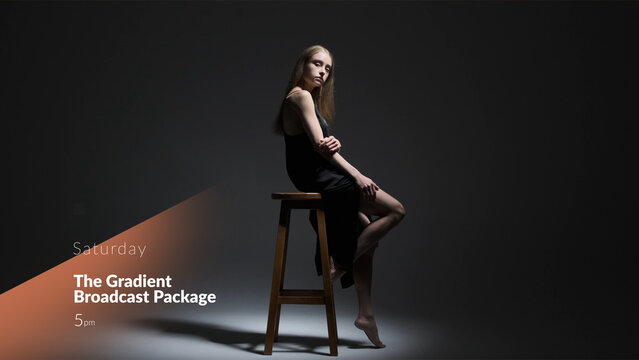 Gradient Broadcast Package Promo &ndash; Smooth Color Gradient Motion Graphics, Titles, Lower Thirds, Logo, Transitions and Promo Elements for TV and Media