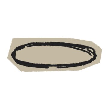 hand draw vintage cut out oval  speech bubble animation on white tranparent  ideal for comic style dialogue, social media captions, and creative video