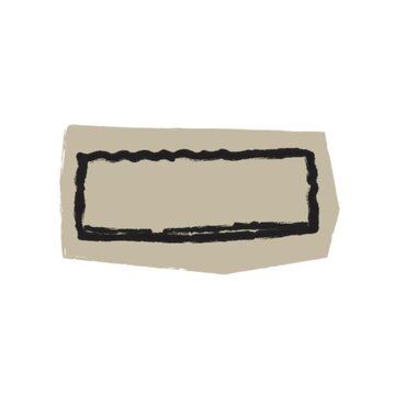 hand draw vintage cut out  triagle speech bubble animation on white tranparent  ideal for comic style dialogue, social media captions, and creative video