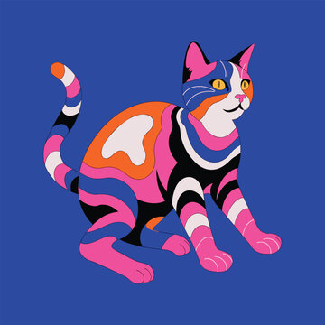 cat on the beach