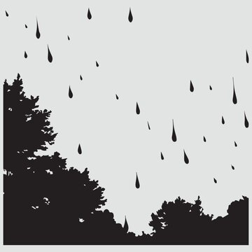 Grunge ink splatter background with birds flying in the sky