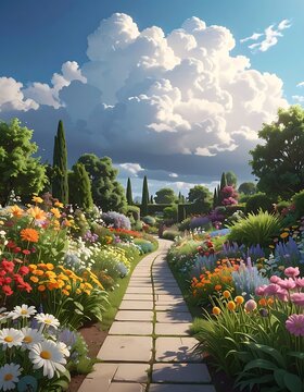 Lush garden pathway (3)
