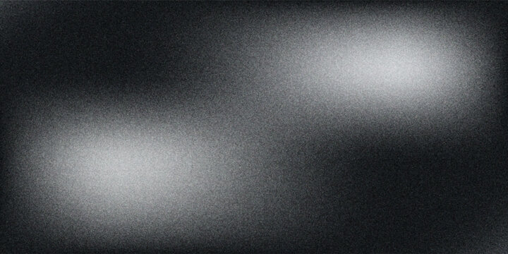 Gray gradient grain texture background gray black white monochrome smooth grainy backdrop design copy space vector illustration eps 10