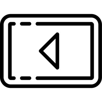 Square caret left Icon