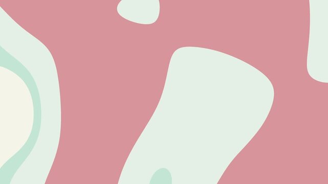 Abstract geometric shapes in calming pink, mint, and beige hues. Perfect for modern design projects, social media graphics, and branding materials.