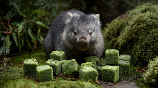 Wombat produce cube-shaped droppings.