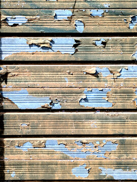 Abstract real life lined background with rust and paint close up surface
