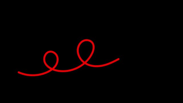 Rising arrow 4K animation showing business growth success continuous motion design