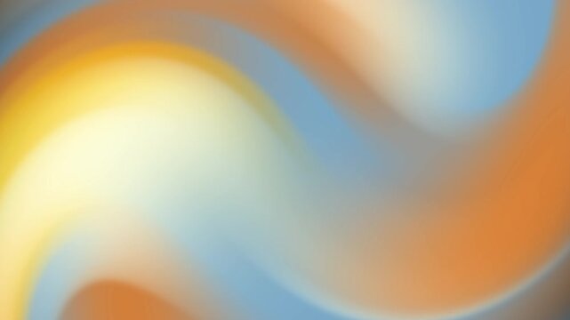 Abstract gradient of swirling orange, blue, and yellow colors is great for backgrounds, presentations, web design, or artistic projects. Bright and vibrant color palette.