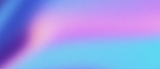 Holographic gradient background with iridescent blue and pink colors, vibrant neon abstract texture for modern digital design, soft pastel mesh blur wallpaper for creative web banner projects © VEXLO