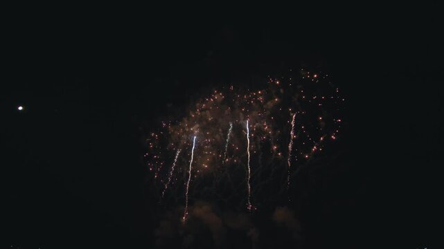 打上花火 ワイドスターマイン Japanese Wide Starmine Fireworks Display