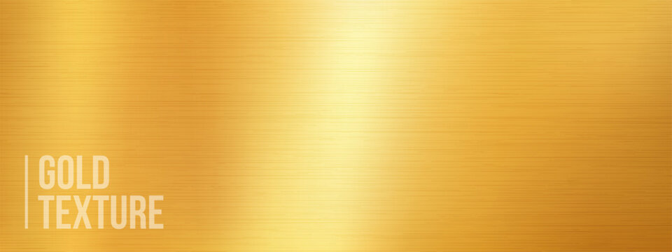Texture background metal with brass gold gradient and plate foil golden. Color seamless pattern with light sheet premium and plaque bg bronze. Gold luxury texture with brass brush polished.
