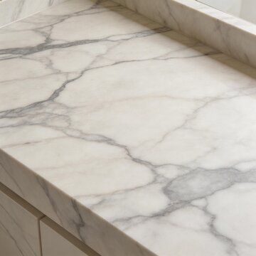 Marble countertop surface