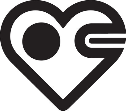 Heart, Love, Icon, Symbol, Black, Vector Graphic