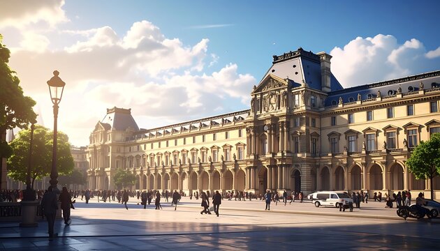 Grand building exterior