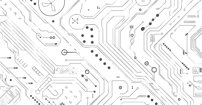 pcb printed circuit board traces pads and component symbols