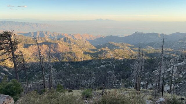 Sunset view from Mount Lemmon, Tucson, Arizona