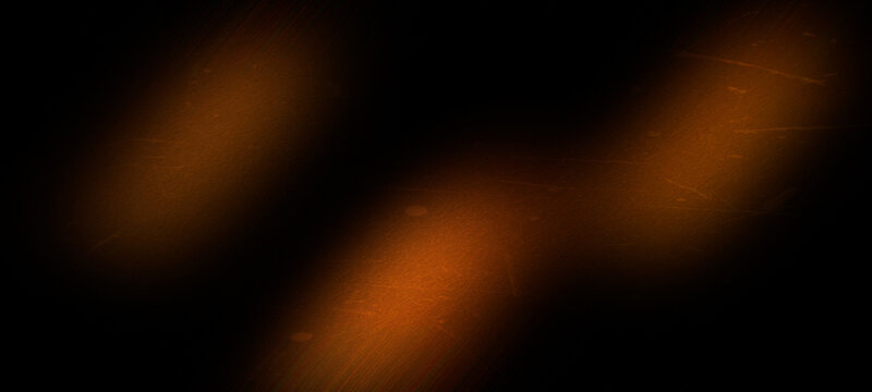 Dark copper light leak effect with heavy grain and scratched texture provides cinematic atmosphere for professional design backgrounds and creative photo overlays with vintage film aesthetic look.
