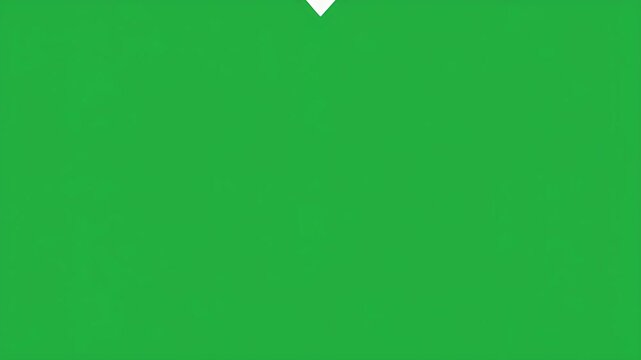 White Microphone Icon with Long Shadow on a Solid Green Background A Clean Vector Design for Audio and Music Projects