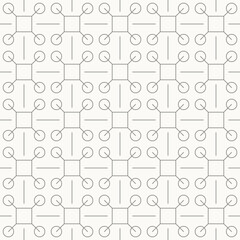 Fototapeta premium Square drone grid connection mesh, Seamles pattern in line design. drone, square, grid, abstract, quadcopter, network, geometry vector. Square drone grid connection mesh editable stroke pattern