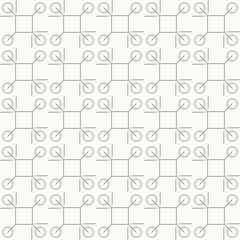 Fototapeta premium Abstract geometric drone inspired grid, Seamles pattern in line design. drone, geometric, network, minimal vector. Abstract geometric drone inspired grid editable stroke pattern