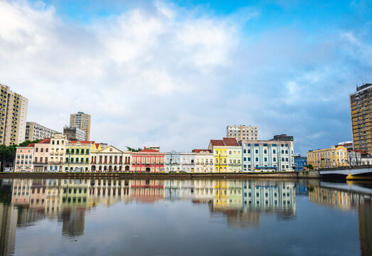 Vista Panor&acirc;mica da Rua da Aurora - Recife, Pernambuco, Brasil