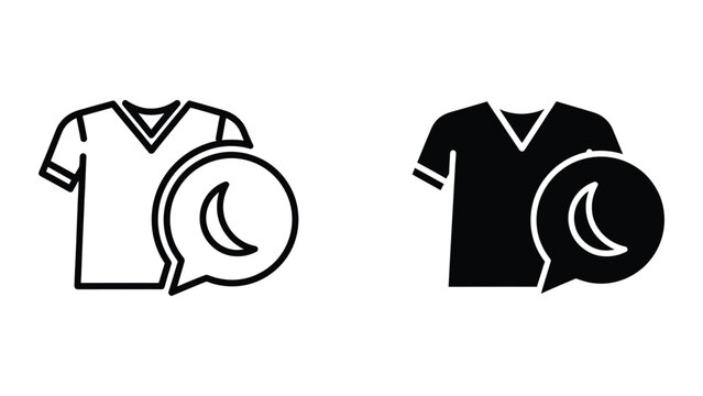 Black and white soccer jersey number ten with speech bubble icon