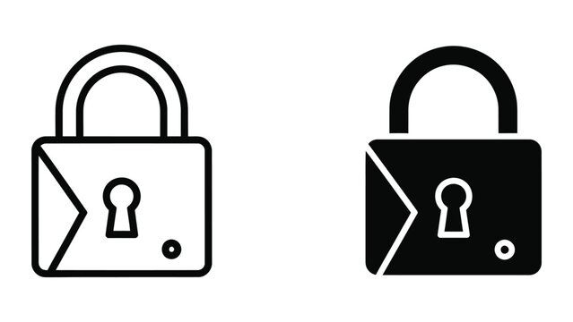 Locked padlocks with command prompt symbols icon