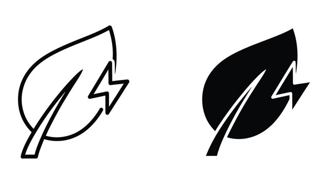 Recycling leaf icon with circular arrows