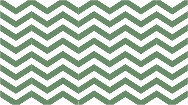 Seamless Green Chevron Zigzag Pattern Background, Geometric Abstract Repeat Texture