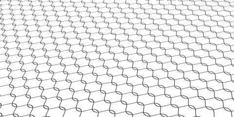 Net pattern close up. Rope net . Soccer, football, volleyball, tennis and tennis net pattern. Fisherman hunting net rope texture © van