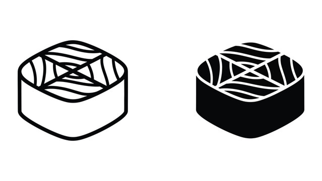 Isometric hexagonal shapes with abstract line patterns