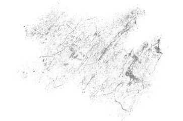 Obraz premium Abstract Grey Grunge Dust and Scratch Texture Overlay with Noise Splatter Isolated