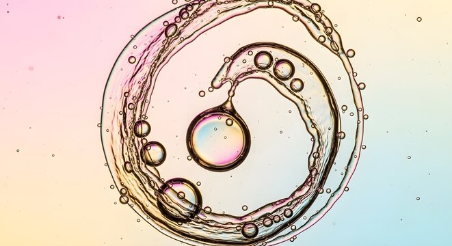 hand drawn watercolor tapeworm parasite illustration in circular medical sketch