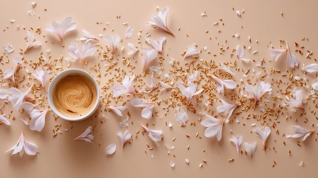Floral Coffee Art: A Cup of Delight
