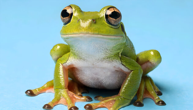 red eyed tree frog on a leaf