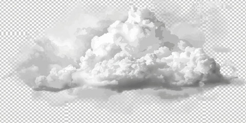 Fluffy white cumulus clouds drift through a bright blue summer sky, creating a beautiful nature-inspired abstract pattern reminiscent of salt and pepper scattered across a dark atmosphere © Asad Shehbaz