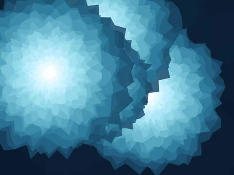 Crystal Geode Slice Mineral Layer Background