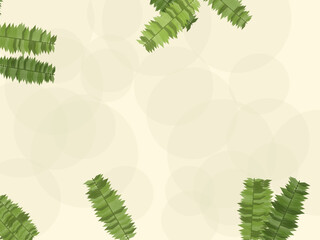 Exotic Palm Leaves Botanical Pattern Background © iushakovsky