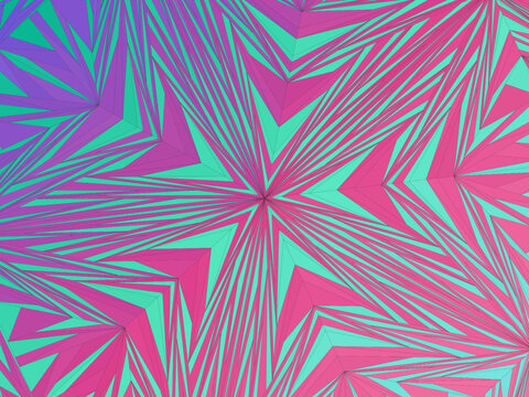 Non-Repeating Mathematical Tiling Pattern Art Print