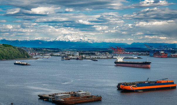 Port Rainier And Clouds 2