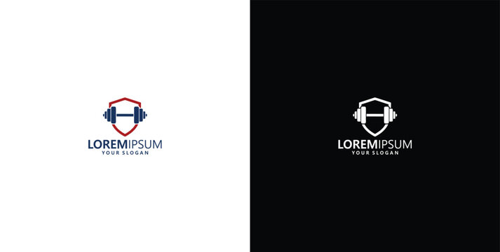 fitness and gym vector logo design