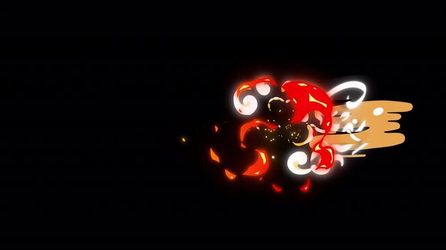 Elegant Eid Mubarak Arabic Calligraphy Title Animation. Suitable for celebration of Eid Al Fitr and Adha in Muslim community 3