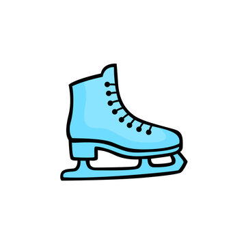 ice skates isolated on white